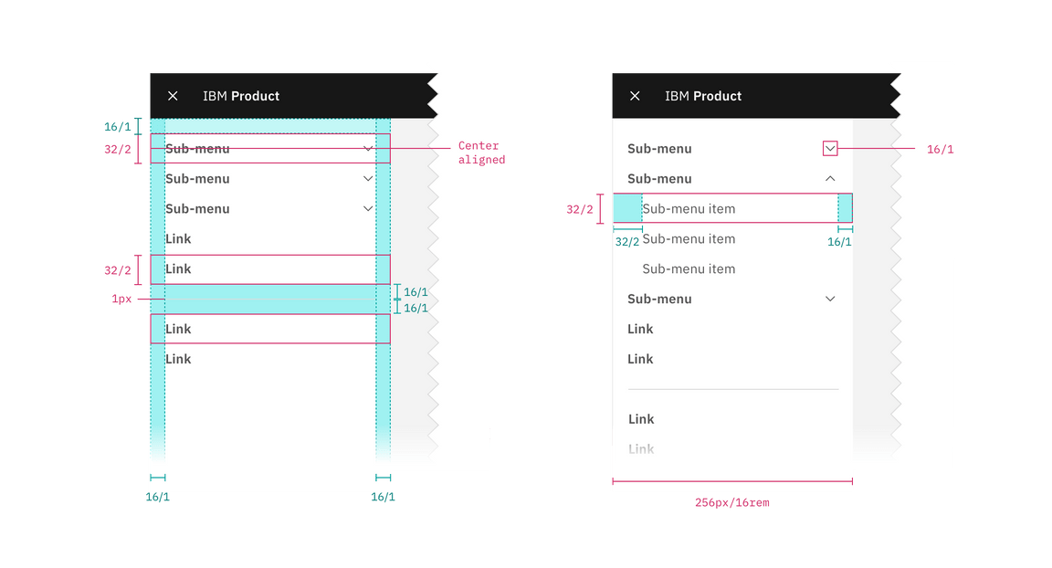 ui shell side-nav